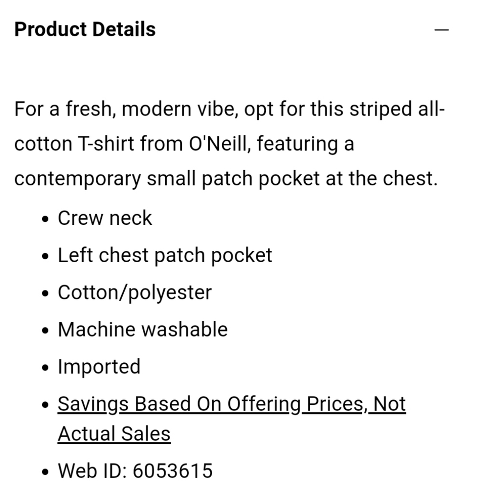 O'Neill Men's 'Pho Striped Pocket Tee Shirt' - Picture 2 of 8